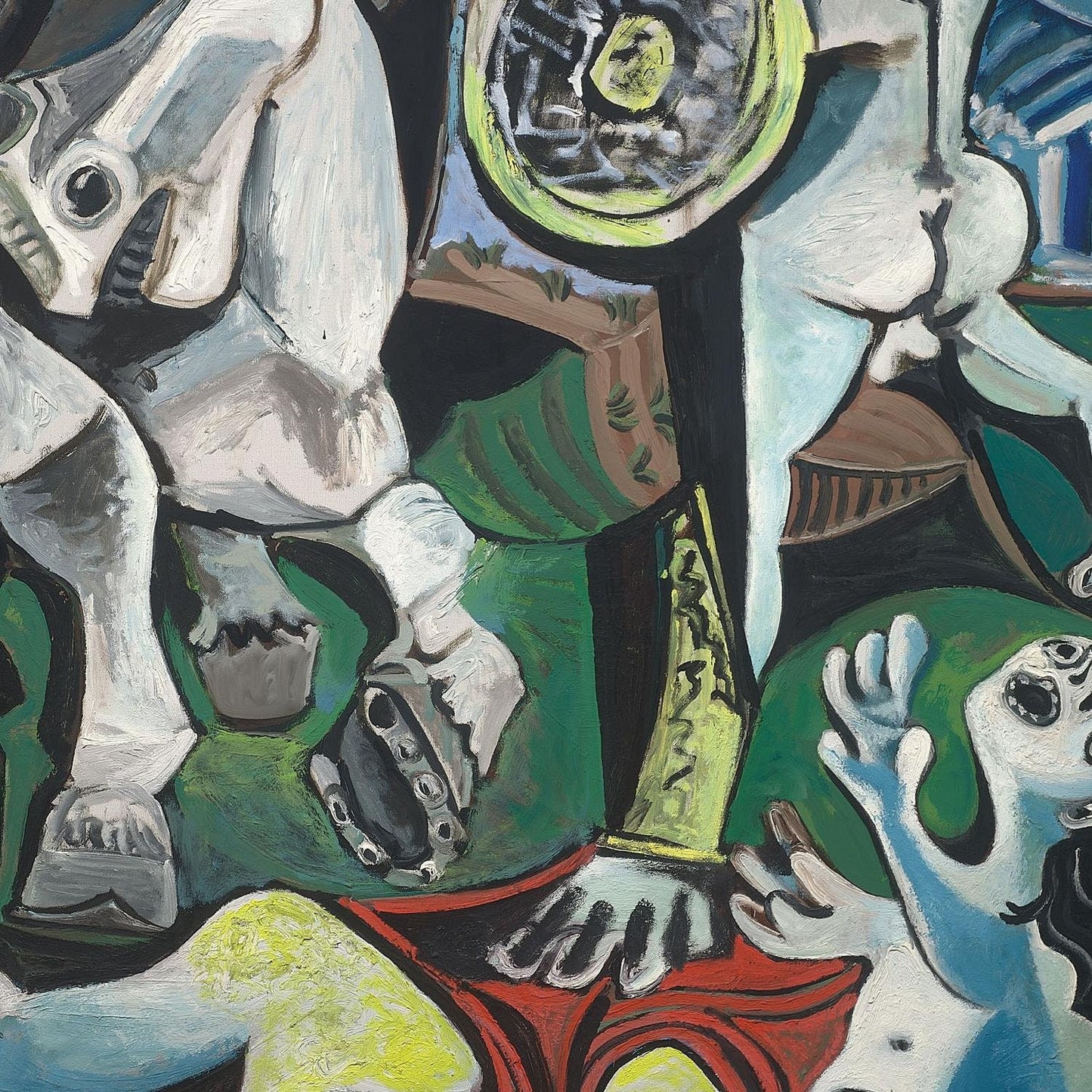 detail of the fine art reproduction from the centre