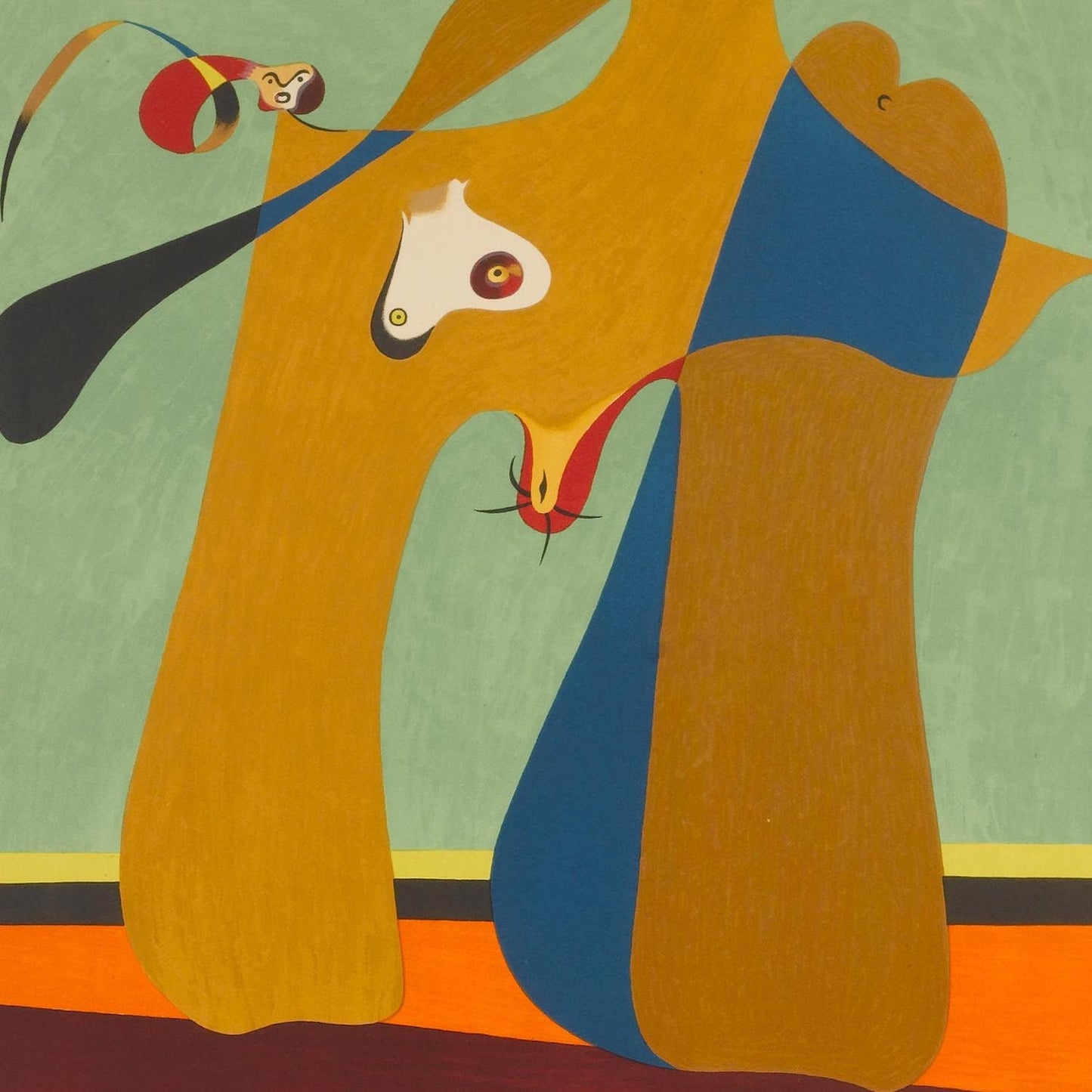 detail of the fine art reproduction from the centre