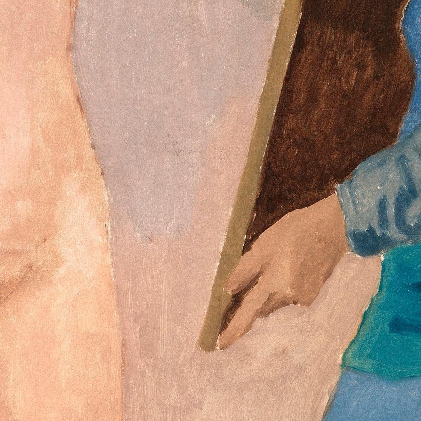 detail of the fine art reproduction from the centre