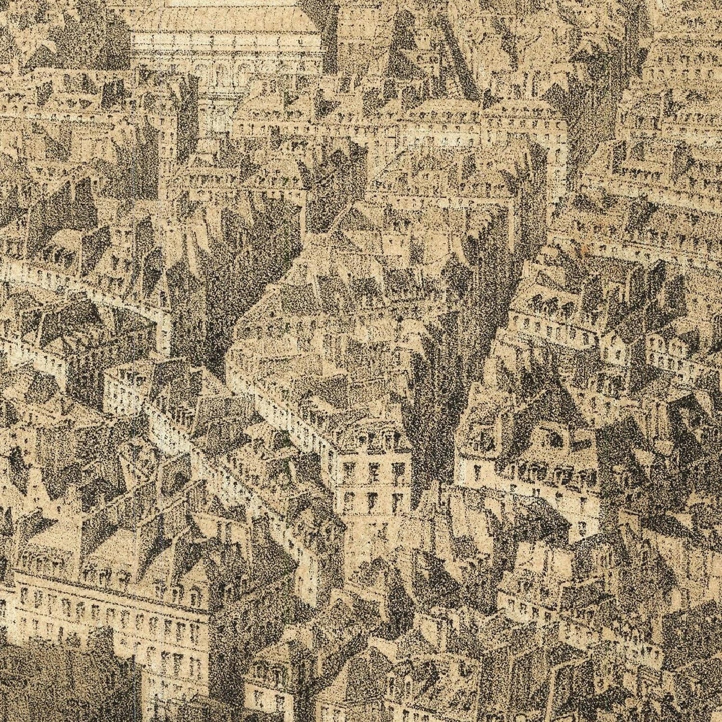 detail of the map from the centre
