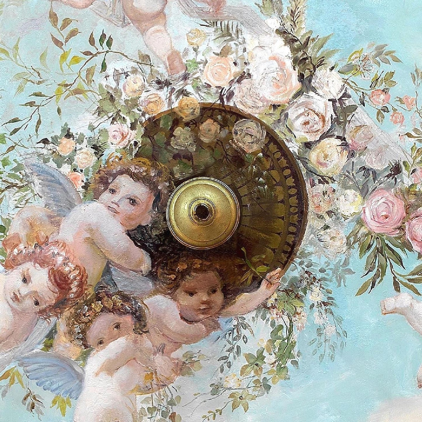 detail of the fine art reproduction from the centre