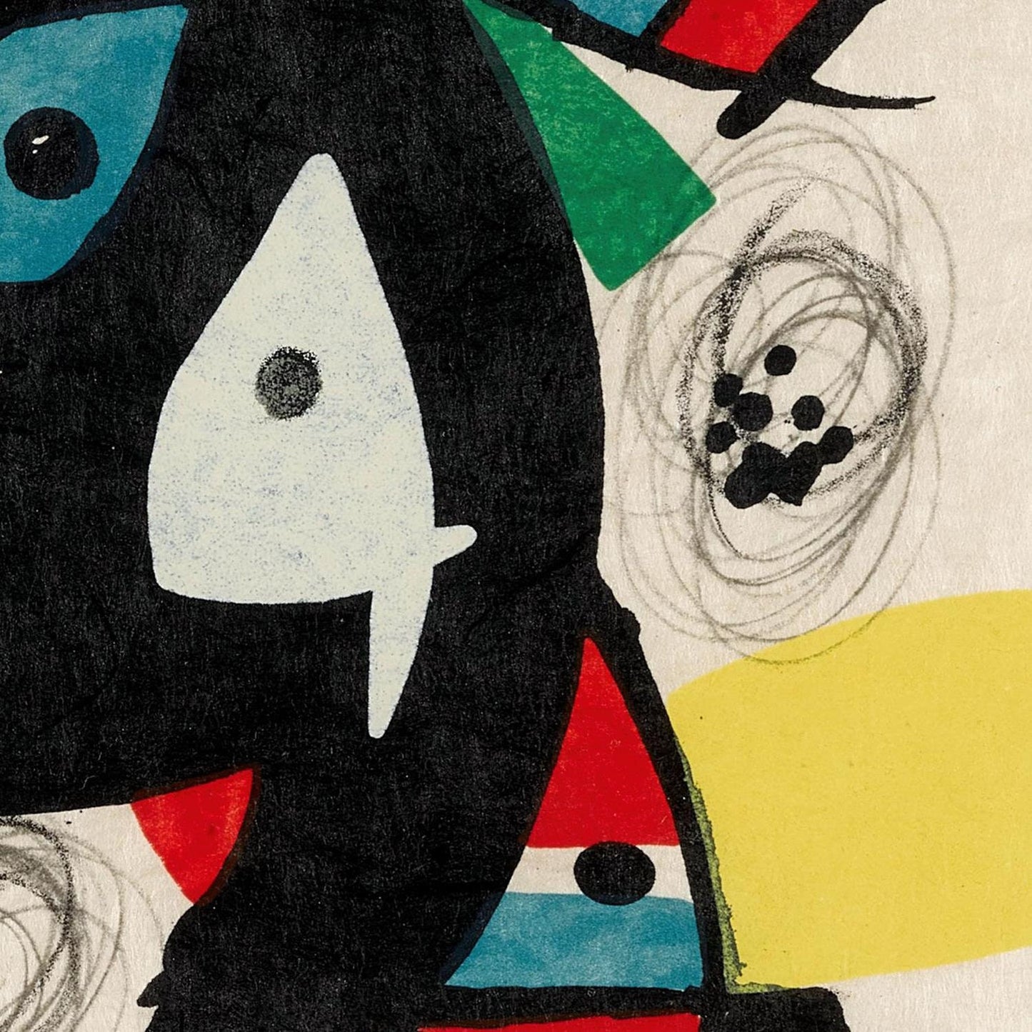 detail of the fine art reproduction from the centre