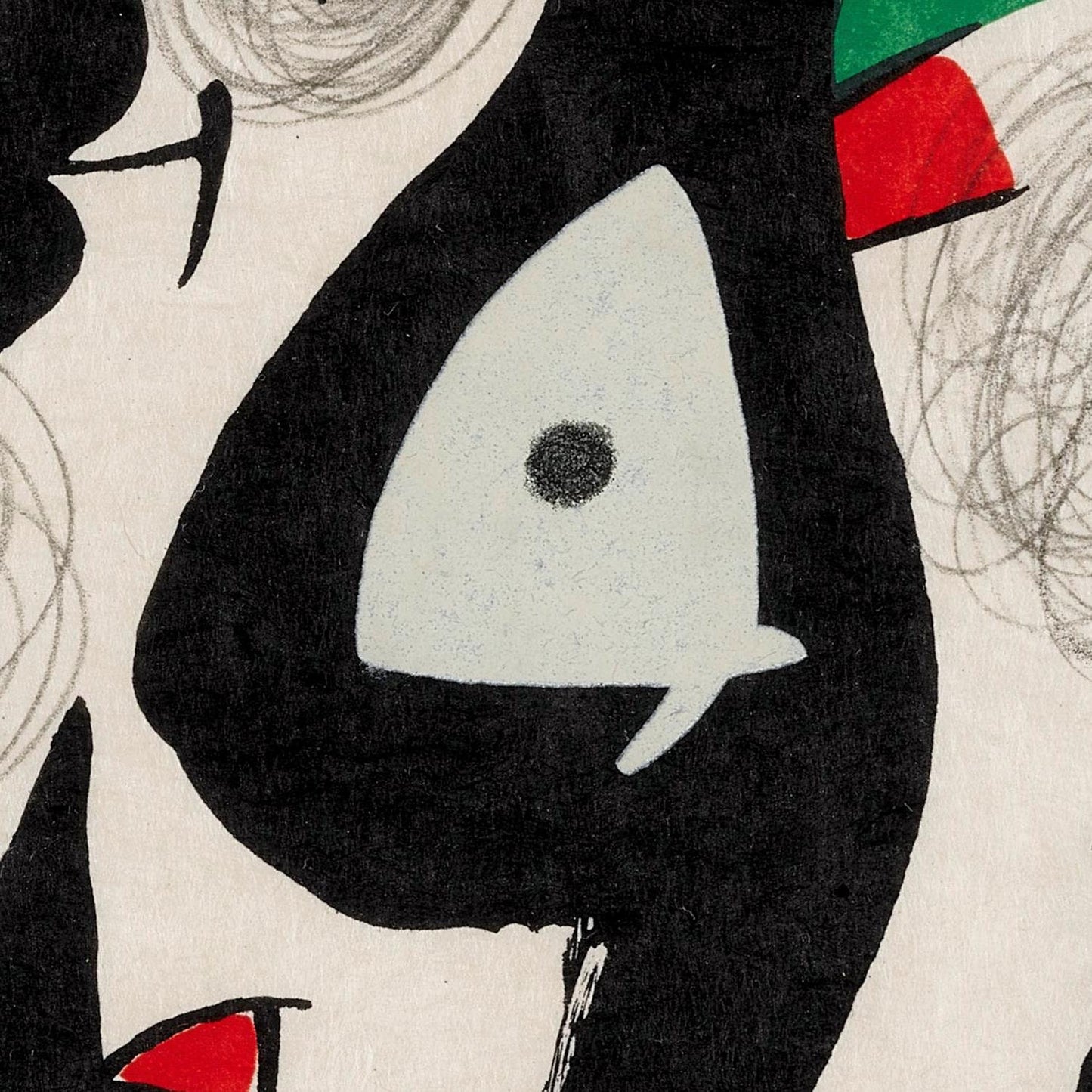 detail of the fine art reproduction from the centre