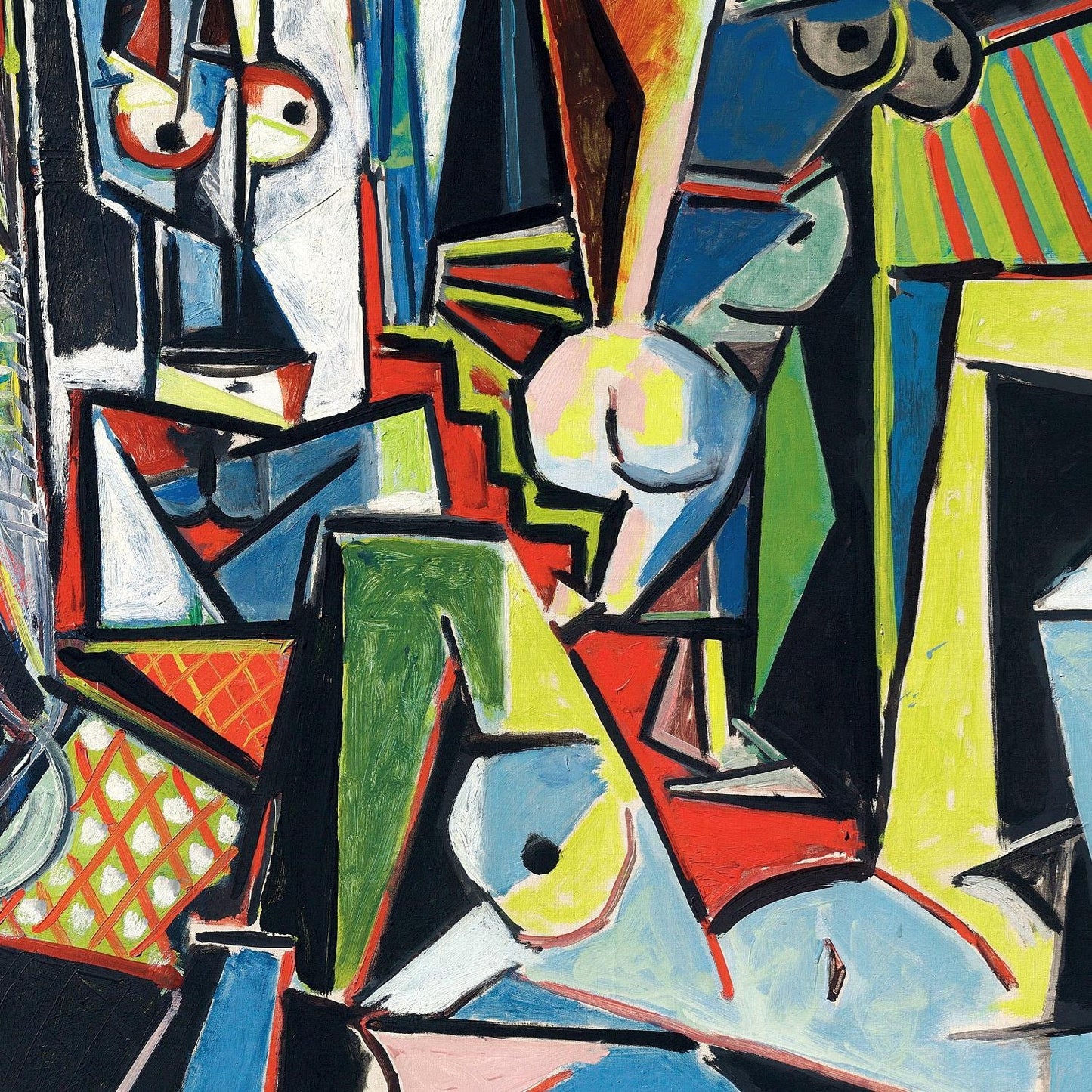 detail of the fine art reproduction from the centre