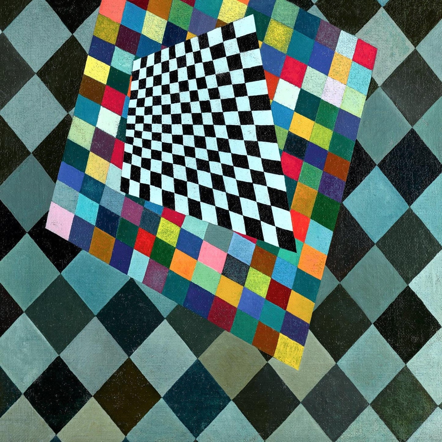 detail of the fine art reproduction from the centre