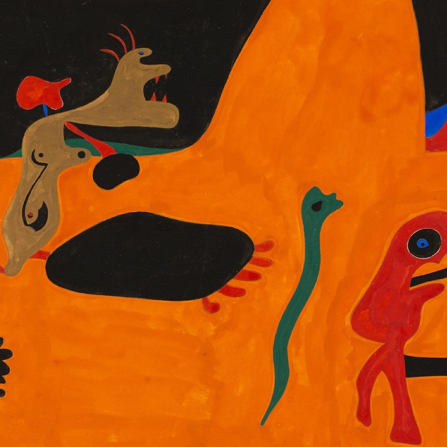 detail of the fine art reproduction from the centre