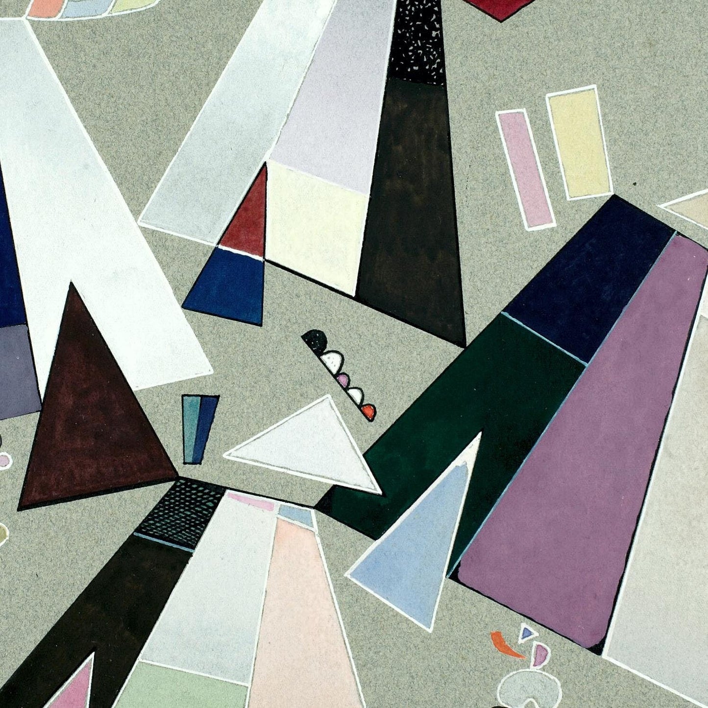 detail of the fine art reproduction from the centre