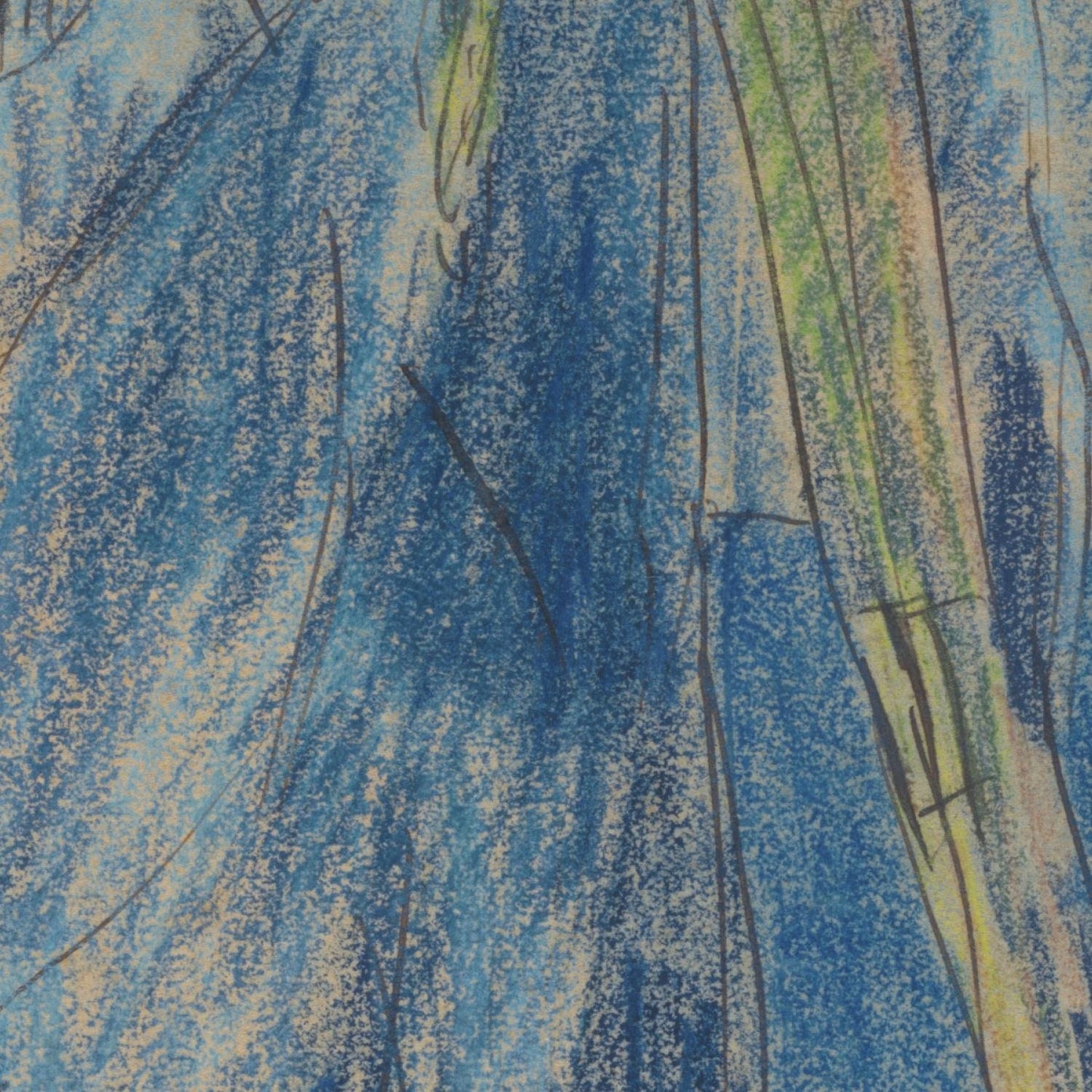 detail of the fine art reproduction from the centre