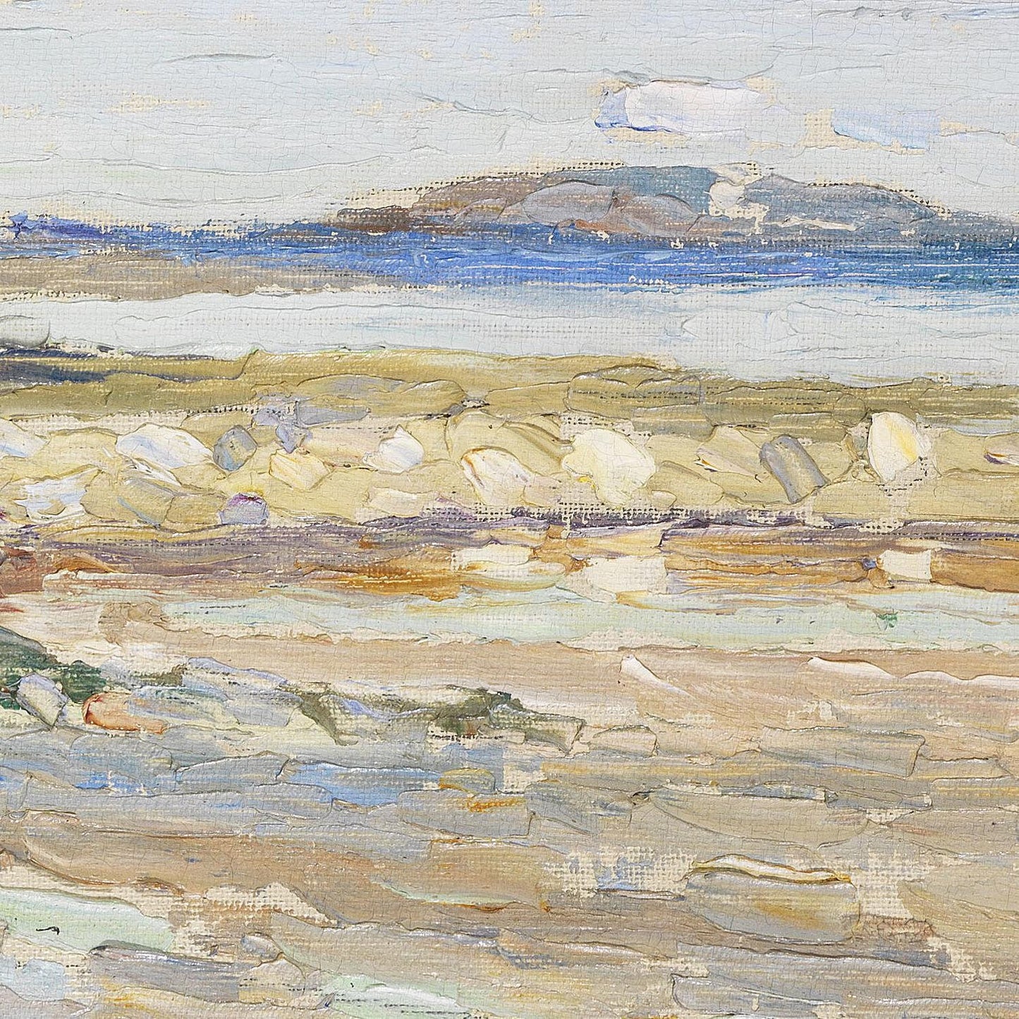 detail of the fine art reproduction from the centre