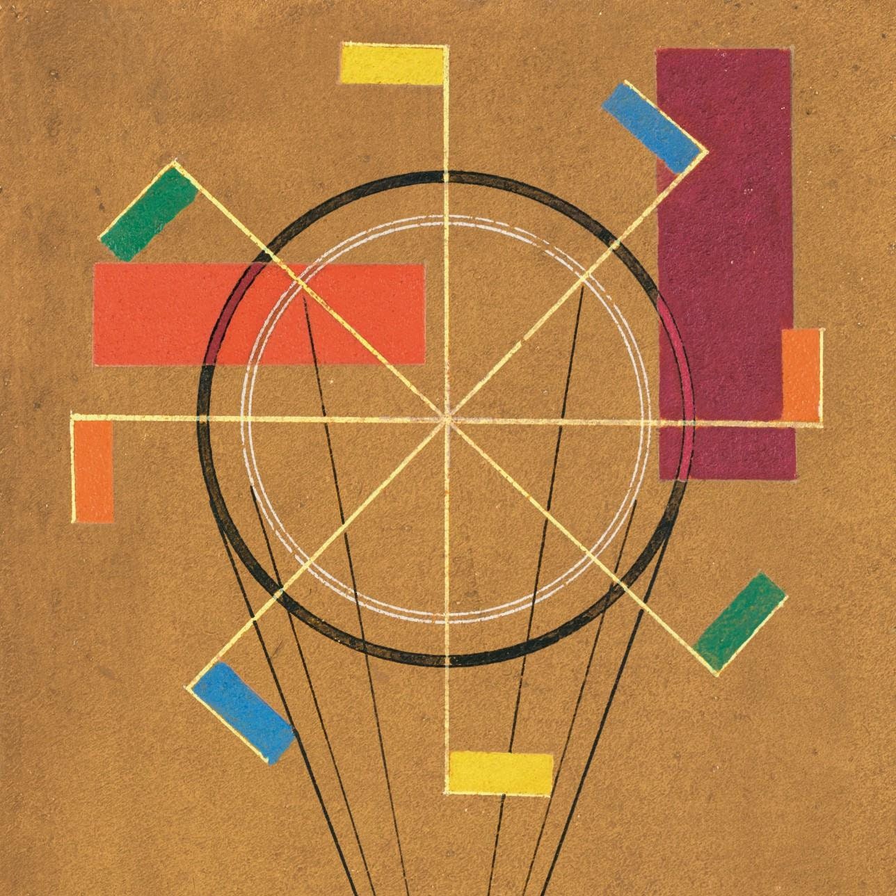 detail of the fine art reproduction from the centre