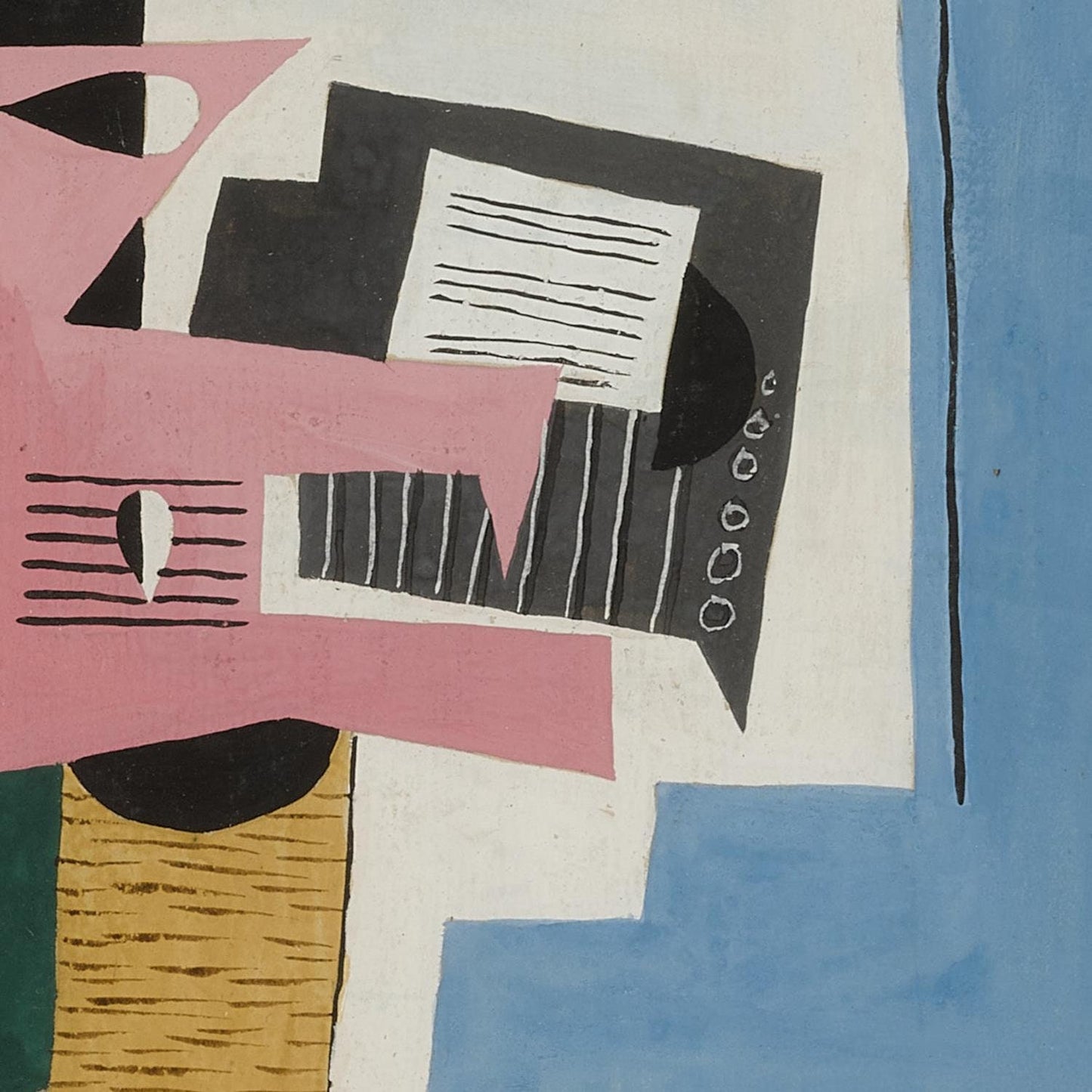 detail of the fine art reproduction from the centre