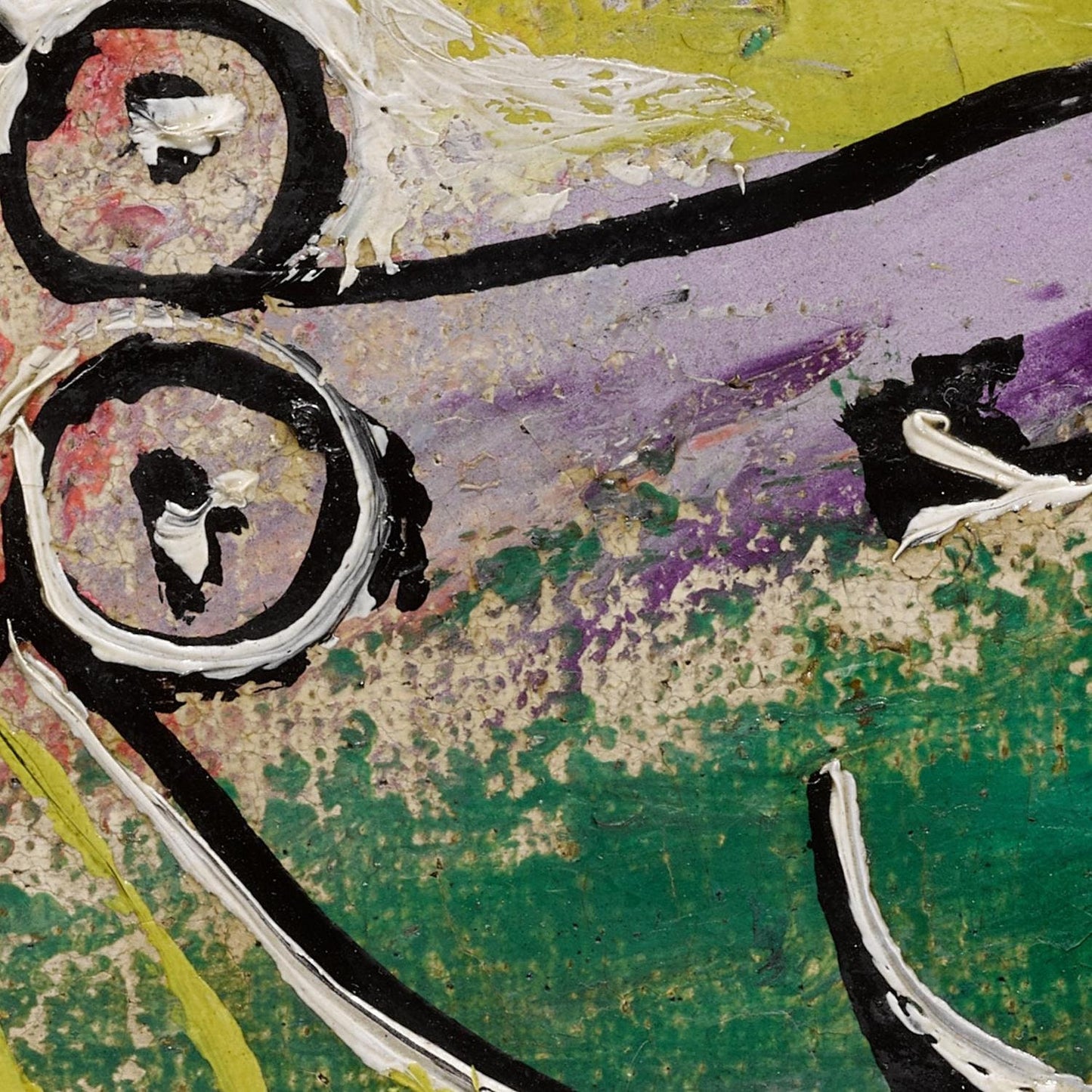 detail of the fine art reproduction from the centre