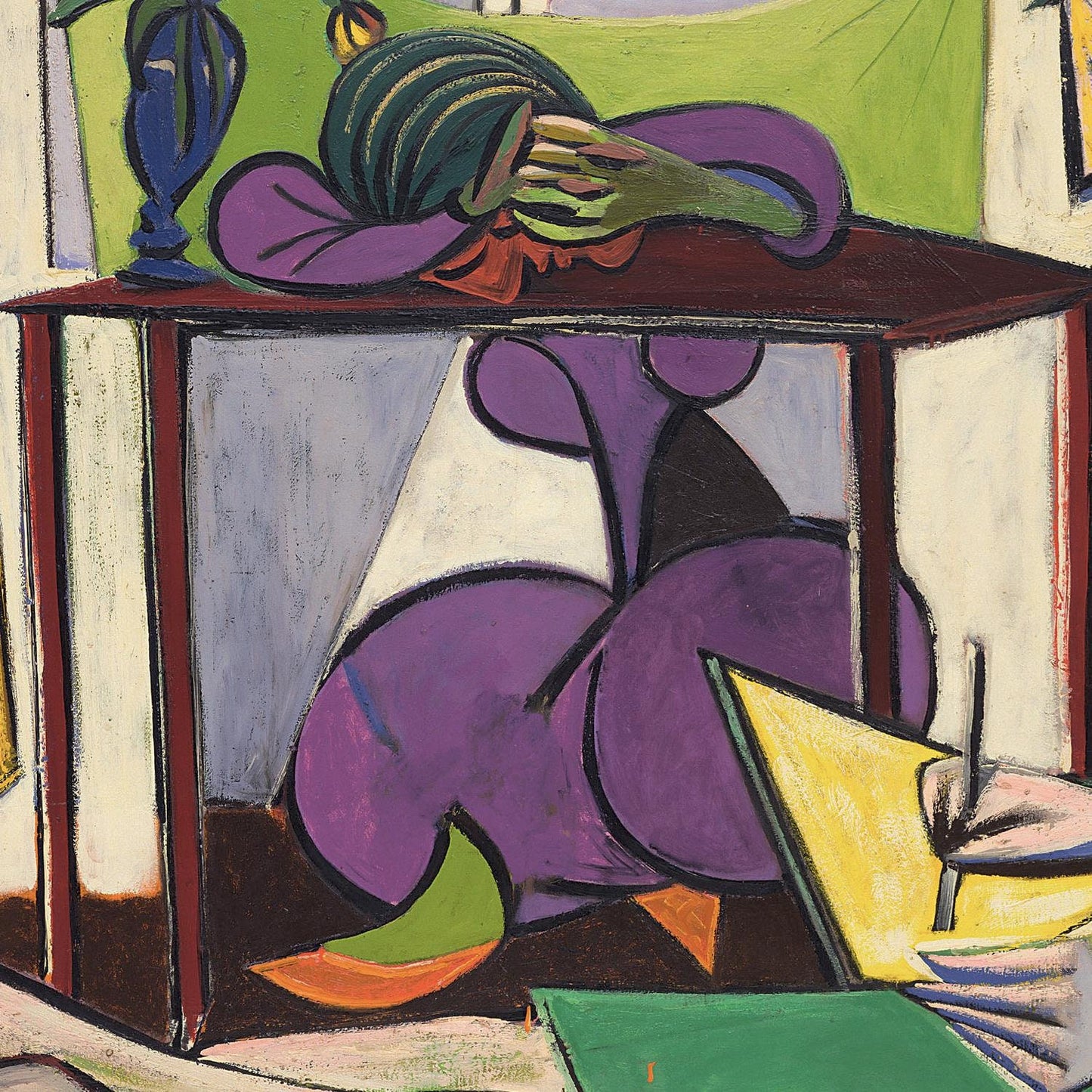 detail of the fine art reproduction from the centre