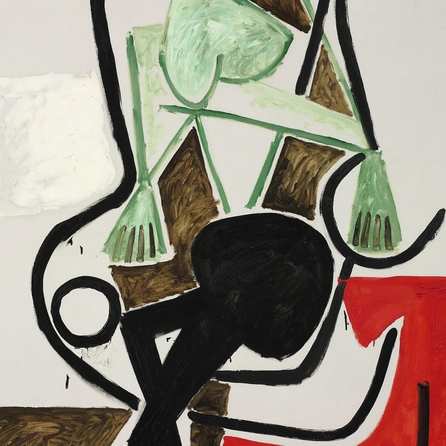 detail of the fine art reproduction from the centre