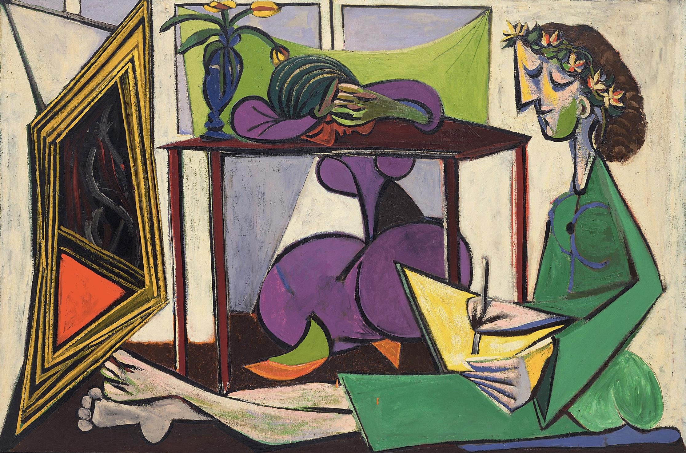 Pablo Picasso, Interior with a girl drawing, 1935 – PrintsXXL