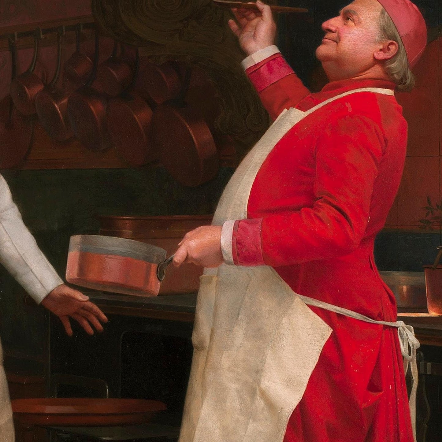detail of the fine art reproduction from the centre