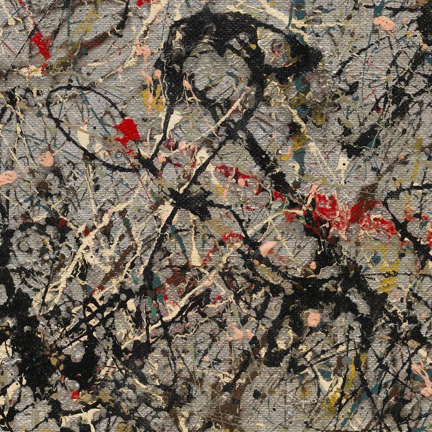 detail of the fine art reproduction from the centre