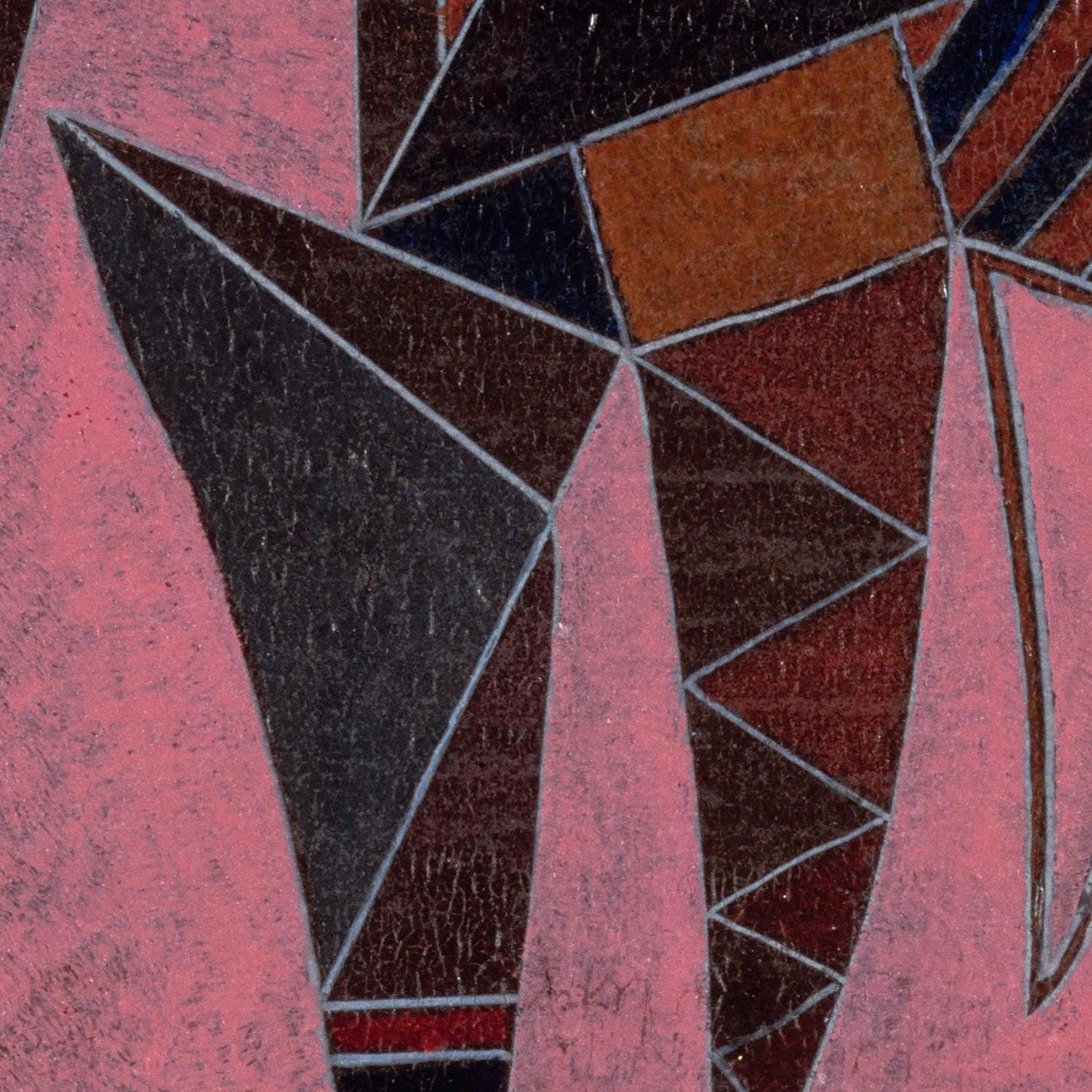 detail of the fine art reproduction from the centre