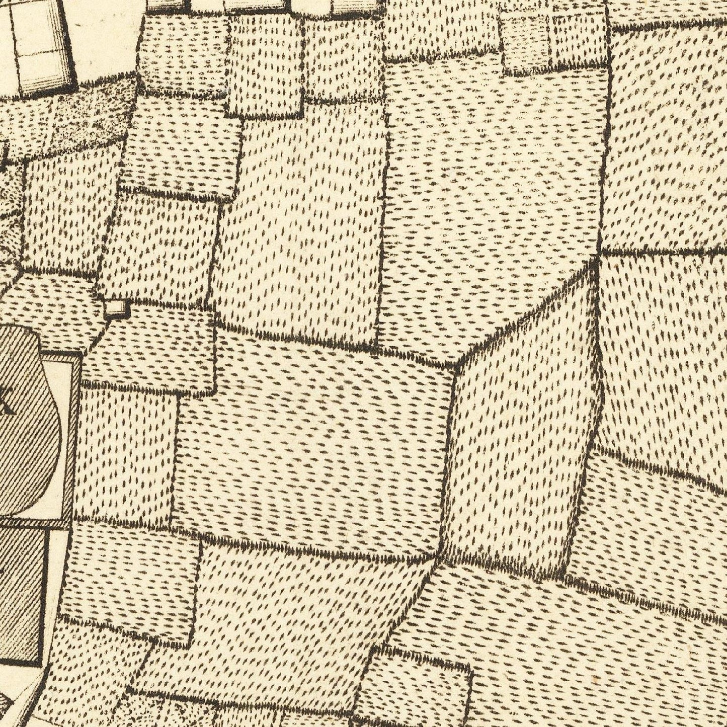 detail of the map from the centre