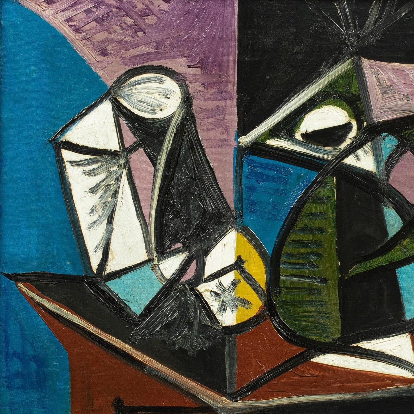 detail of the fine art reproduction from the centre