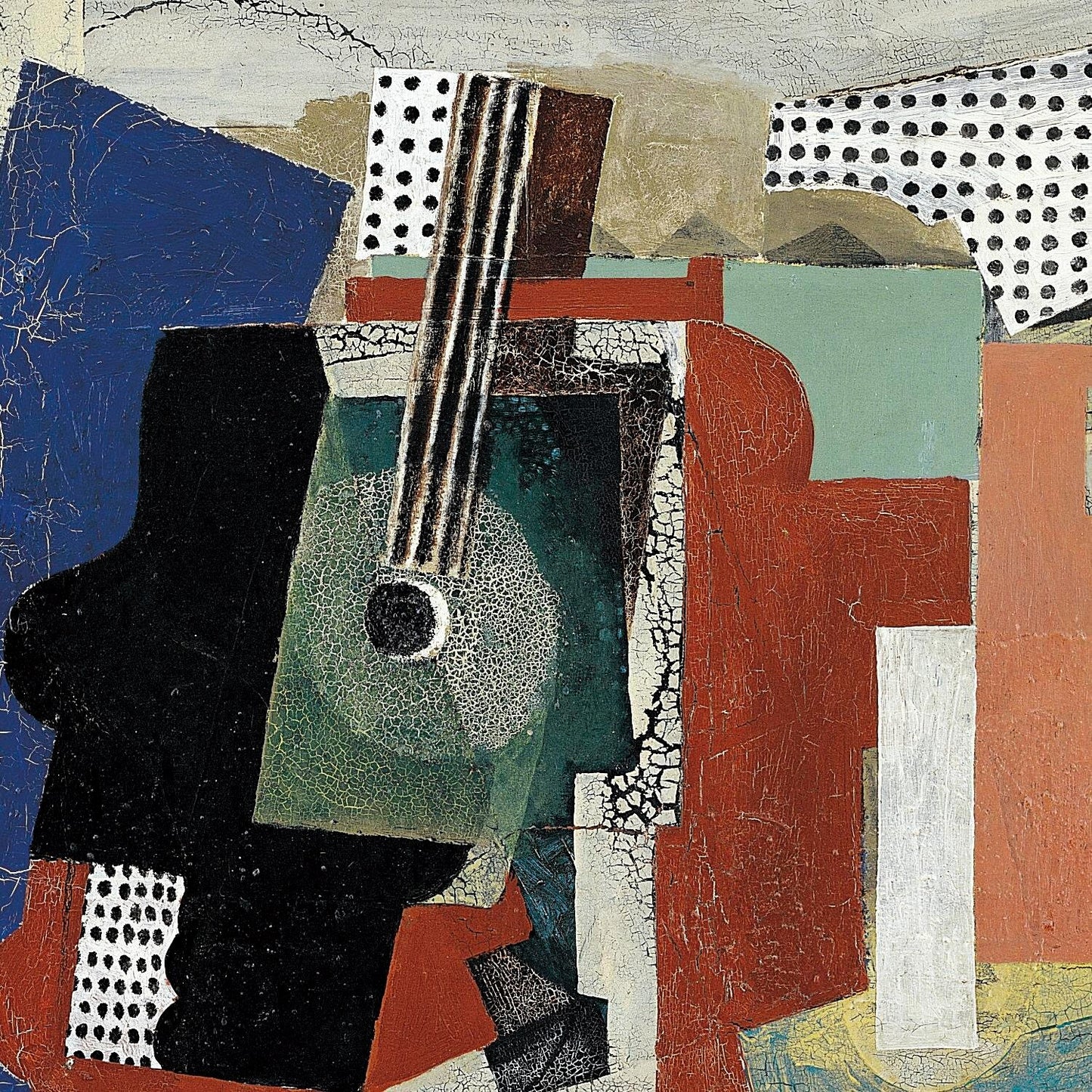 detail of the fine art reproduction from the centre