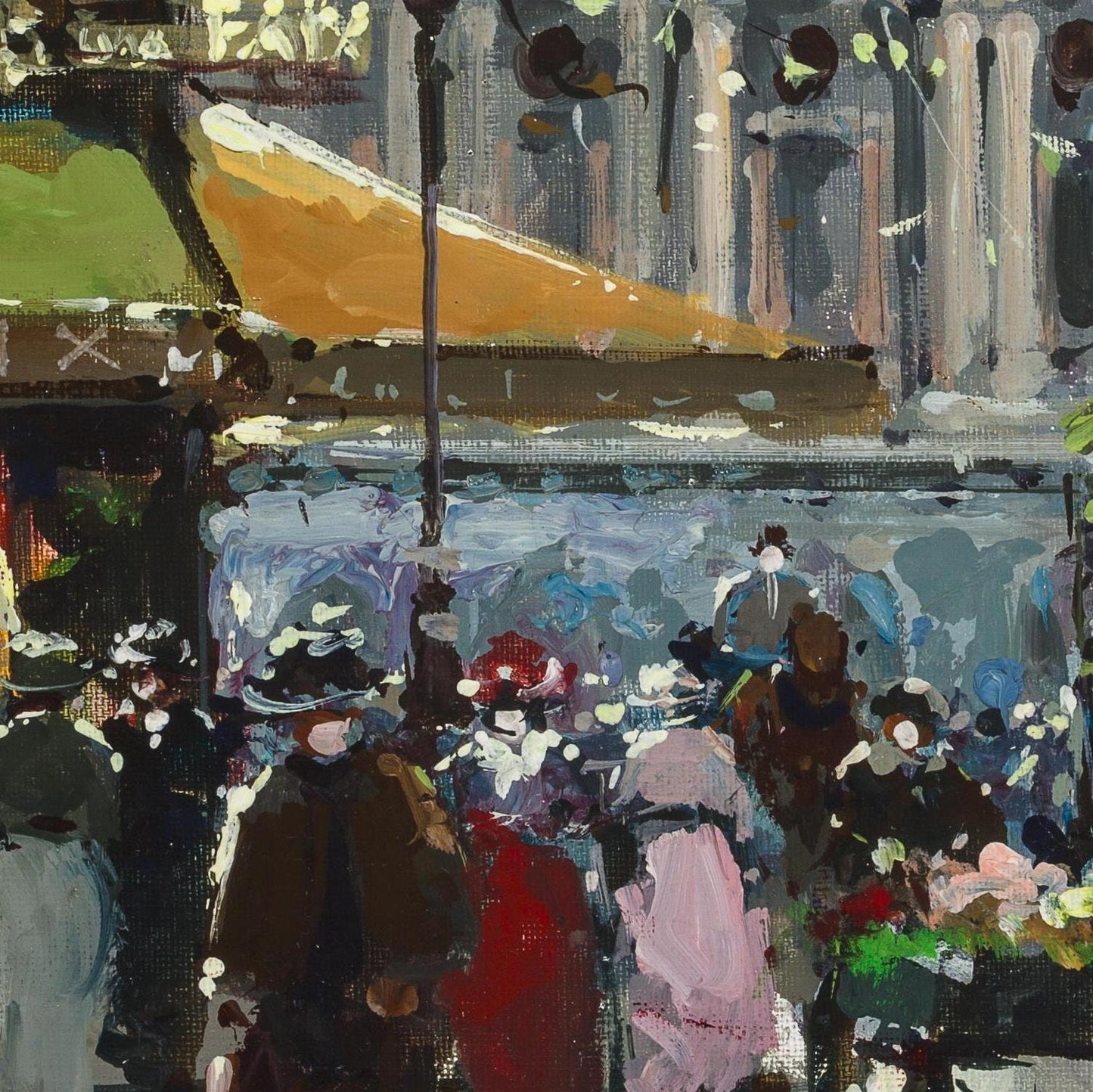 detail of the fine art reproduction from the centre