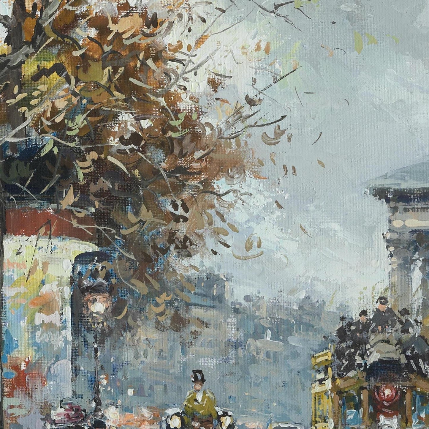detail of the fine art reproduction from the centre