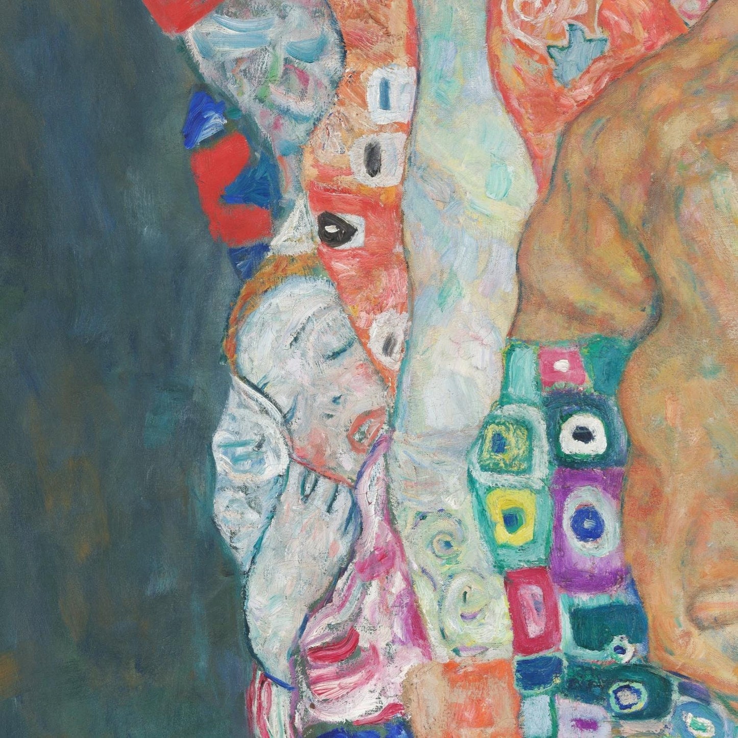 detail of the fine art reproduction from the centre