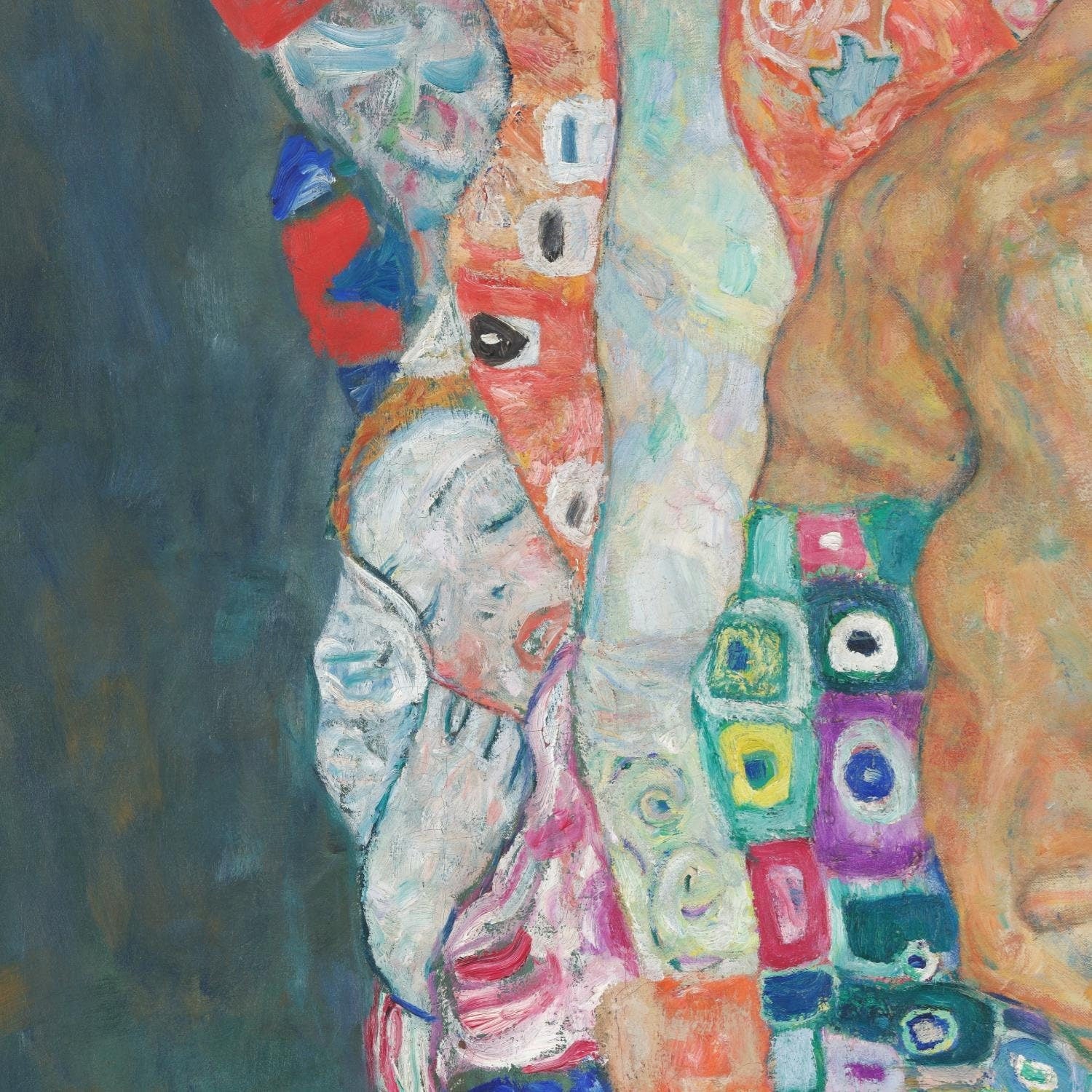 detail of the fine art reproduction from the centre