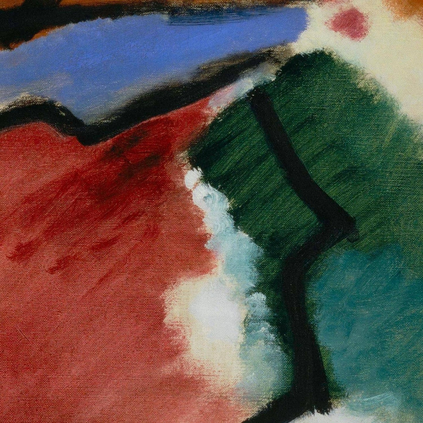detail of the fine art reproduction from the centre