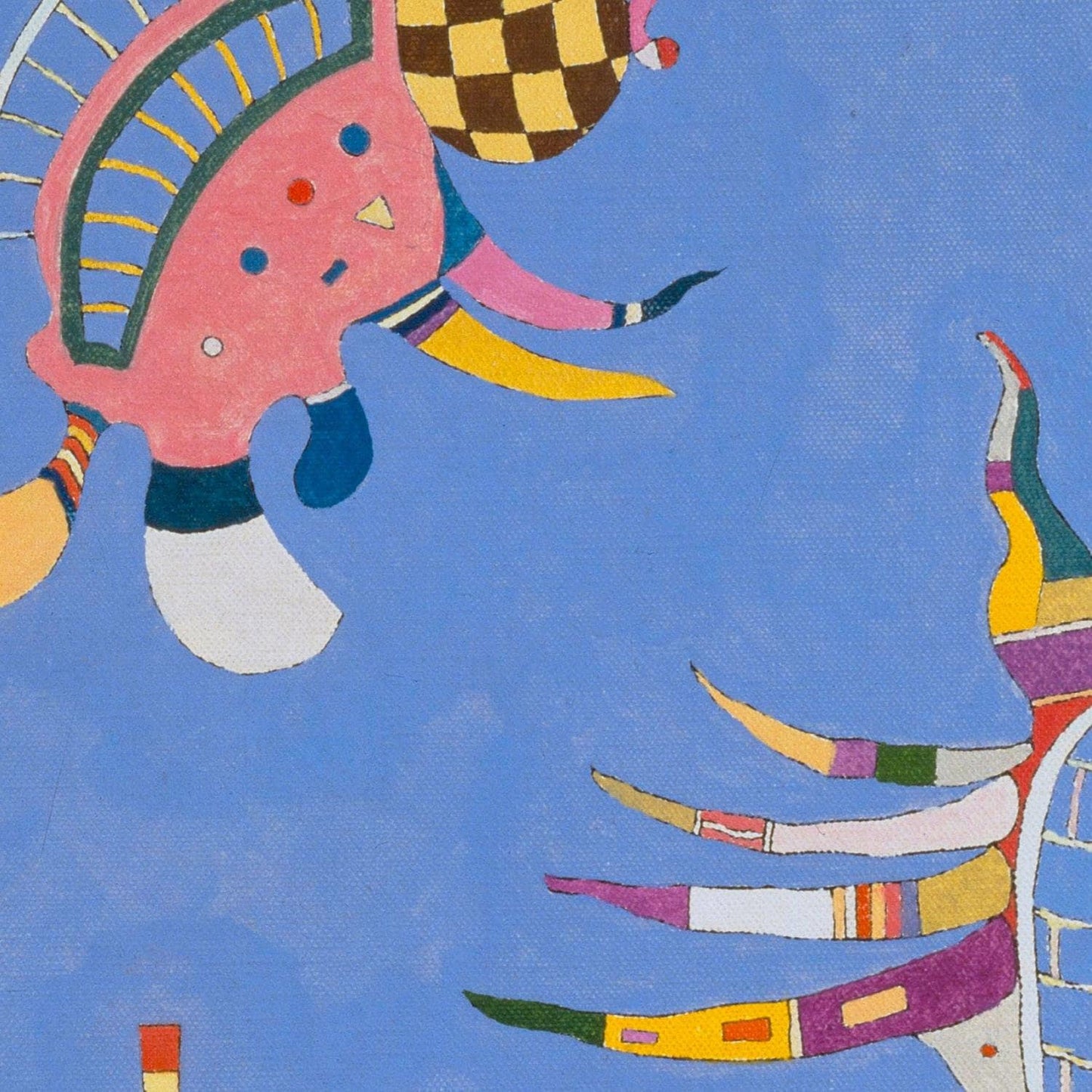 detail of the fine art reproduction from the centre