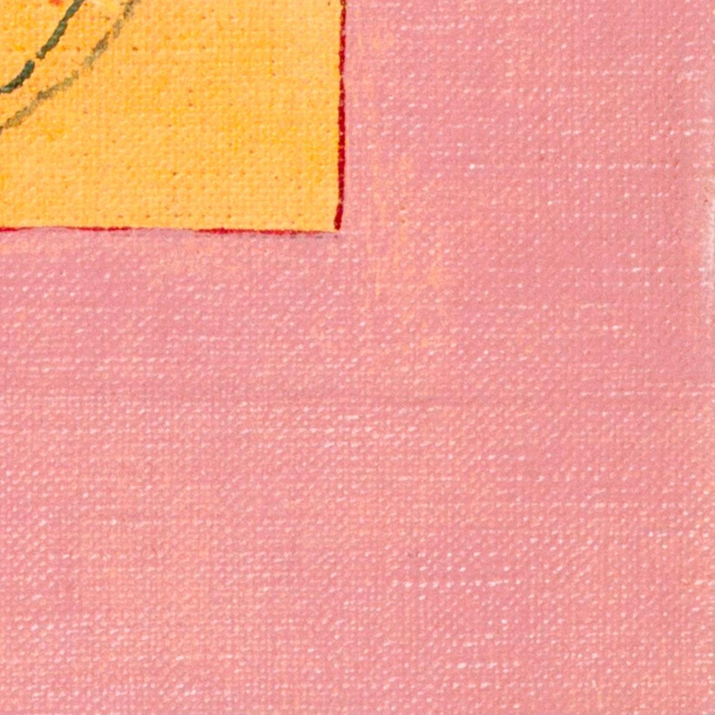 detail of the fine art reproduction from the bottom right corner