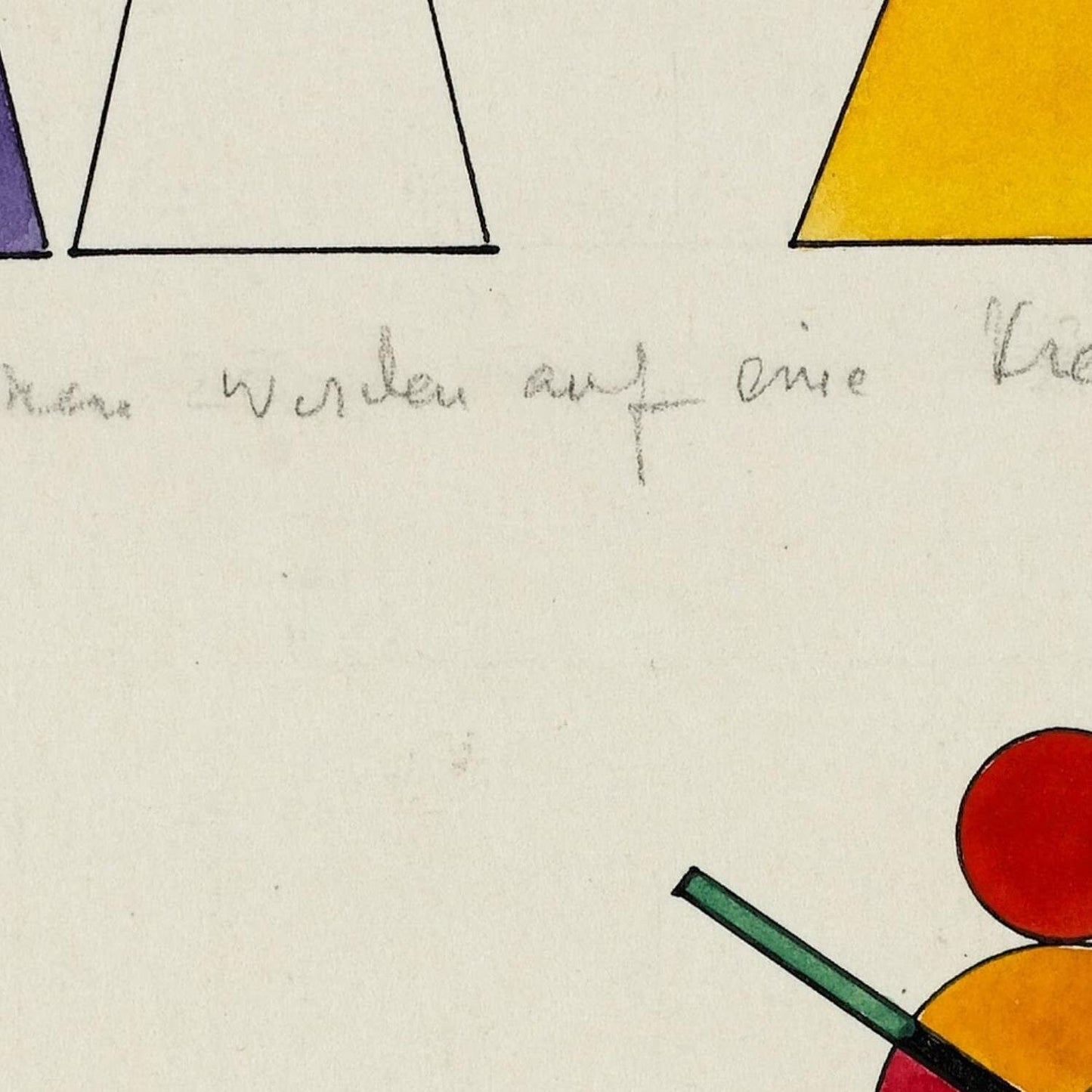 detail of the fine art reproduction from the centre