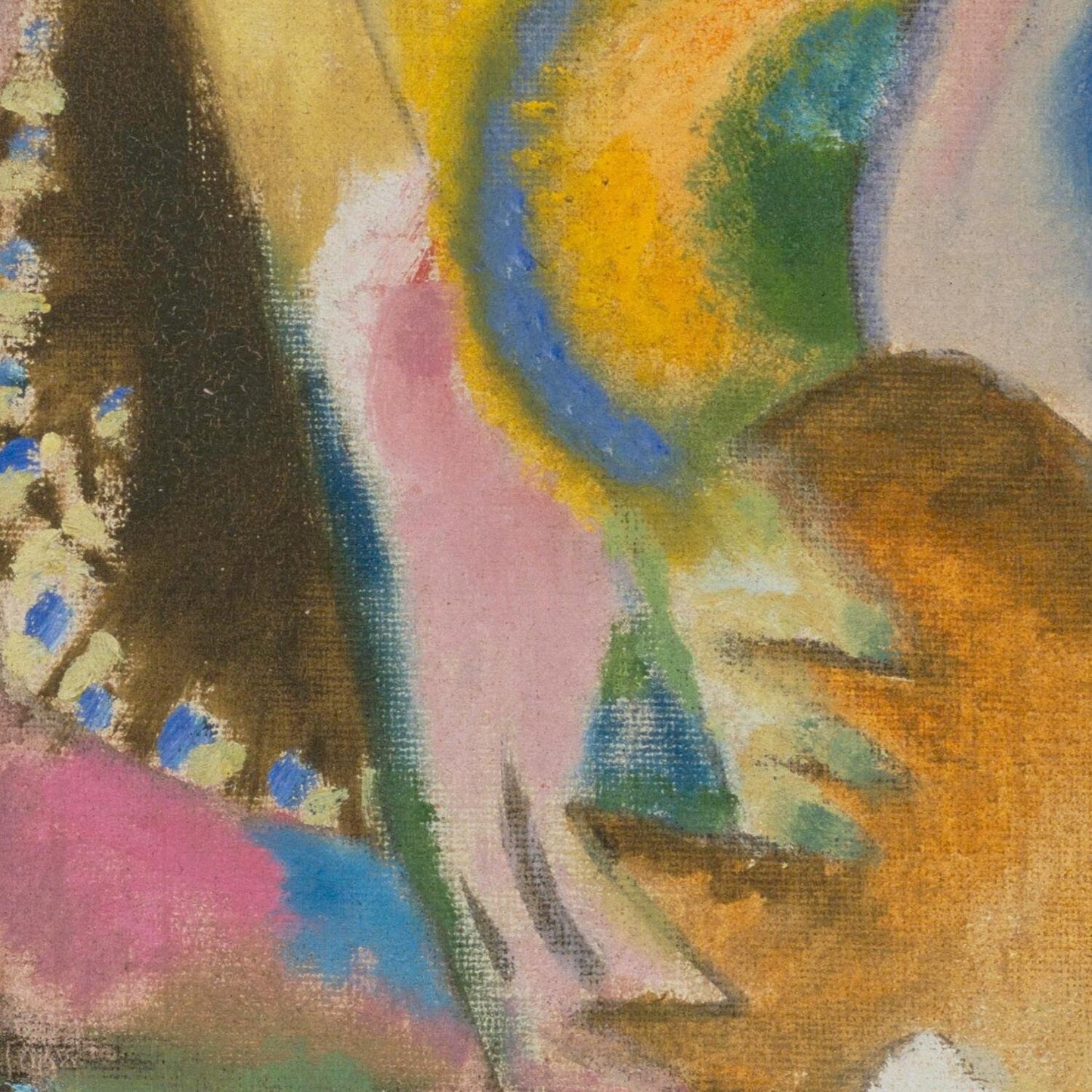 detail of the fine art reproduction from the centre