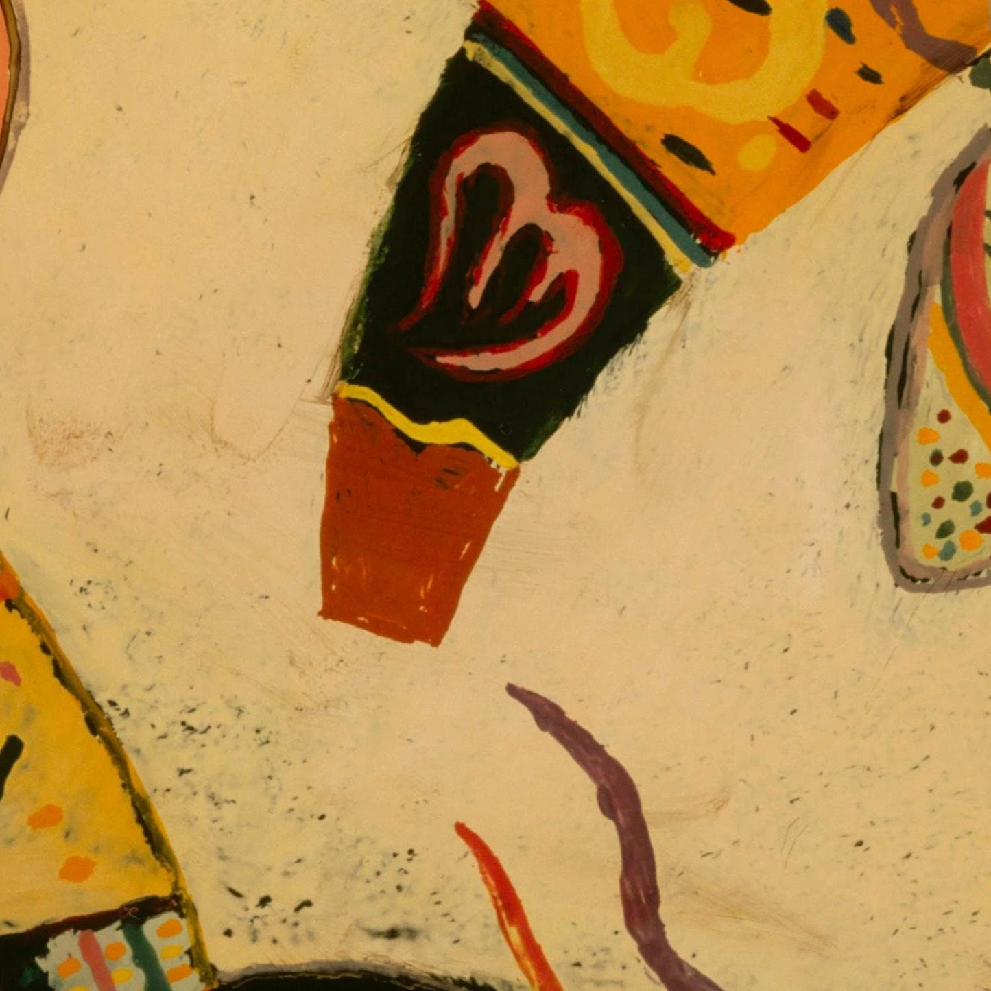 detail of the fine art reproduction from the centre