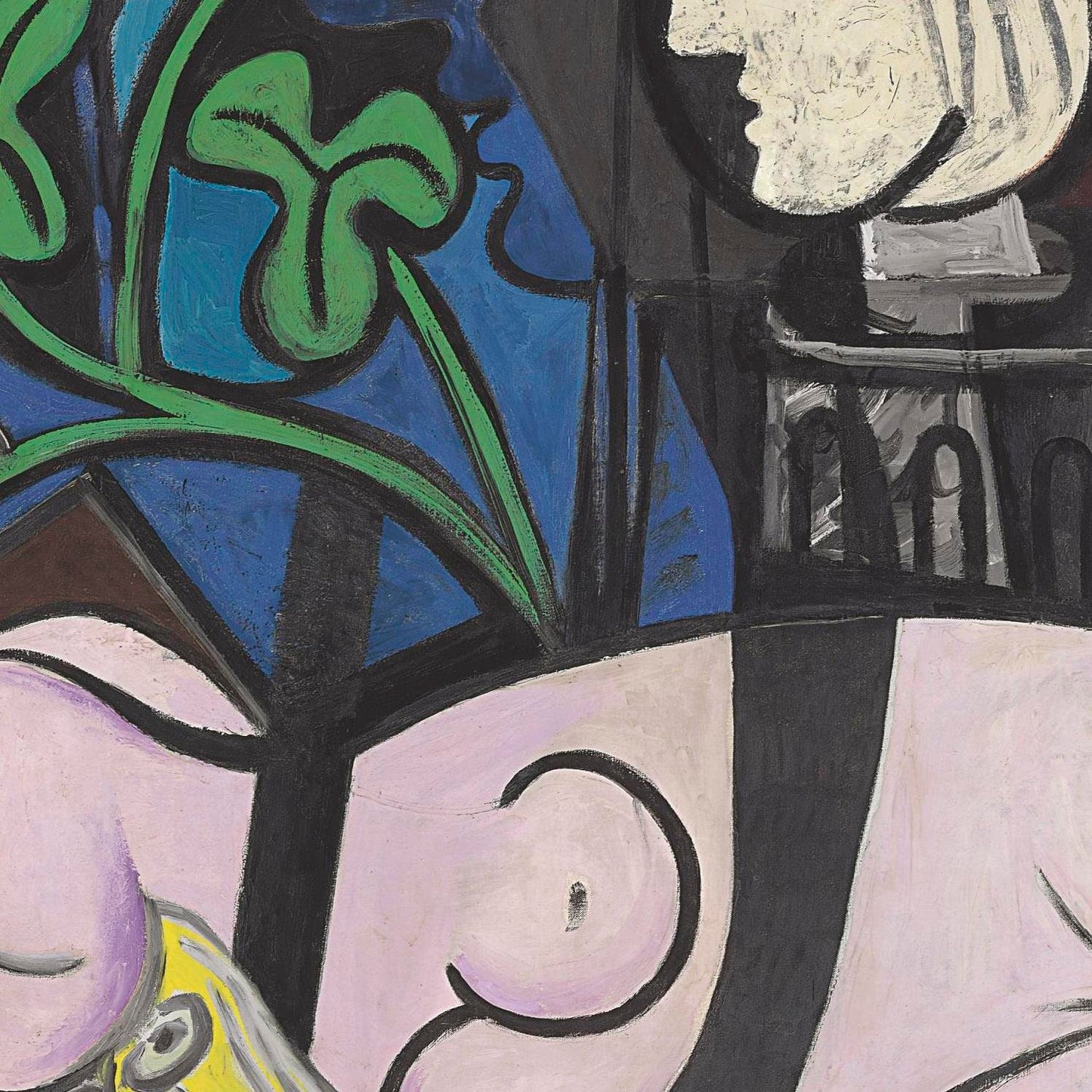 detail of the fine art reproduction from the centre