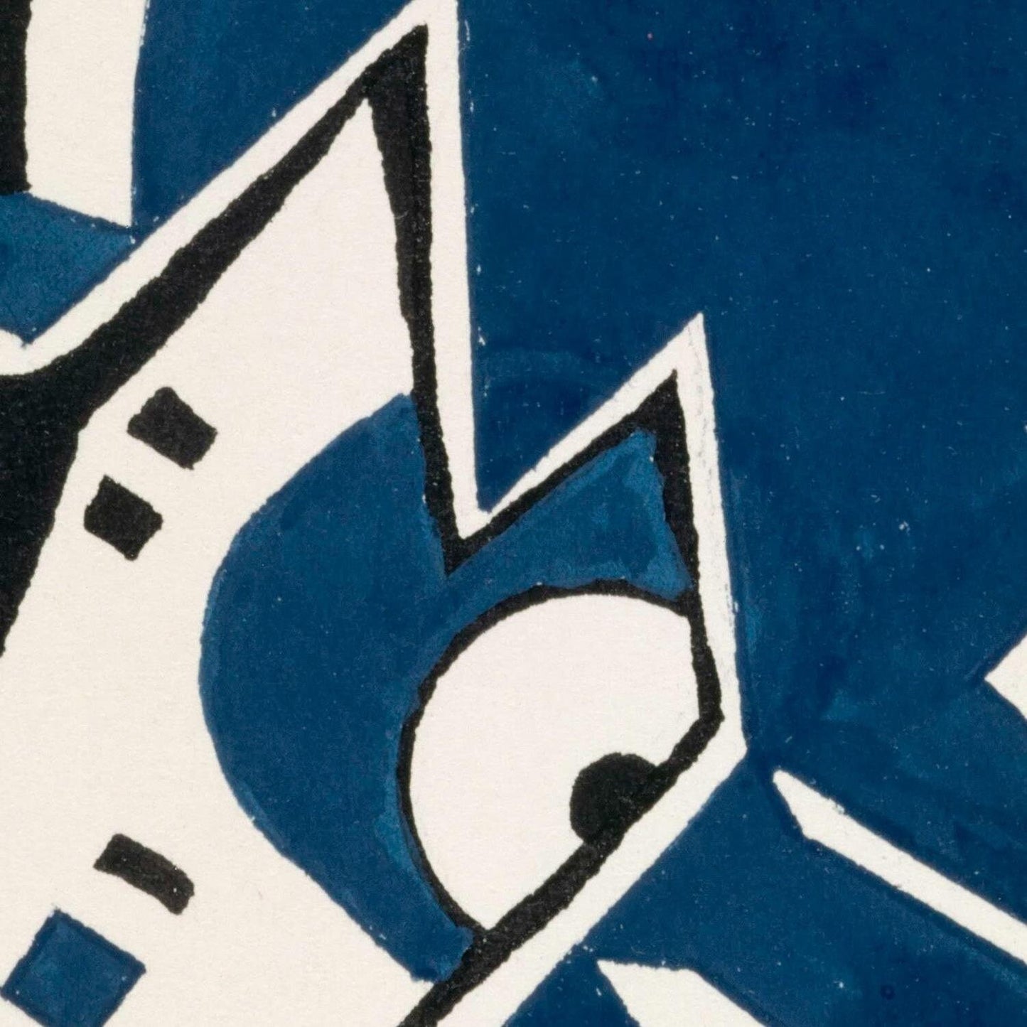 detail of the fine art reproduction from the centre