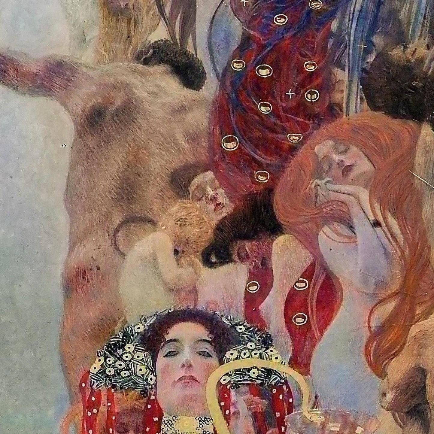 detail of the fine art reproduction from the centre