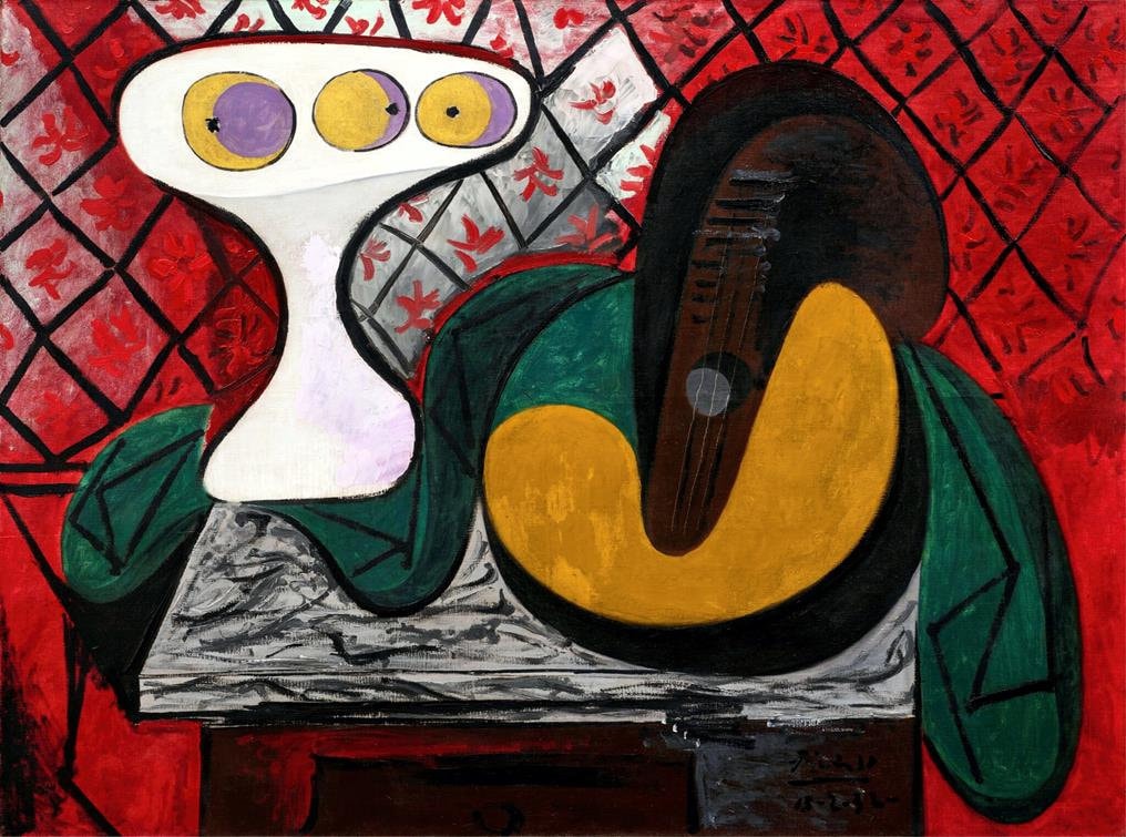 presentation of the fine art reproduction without a frame
