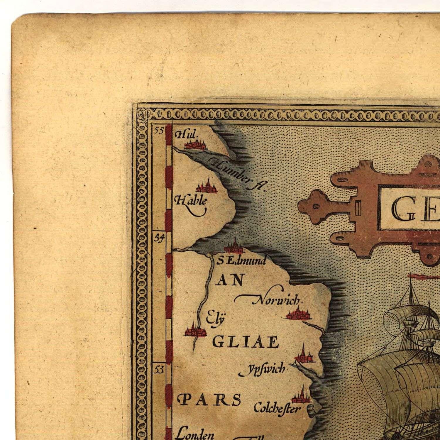 detail of the map from the top left corner