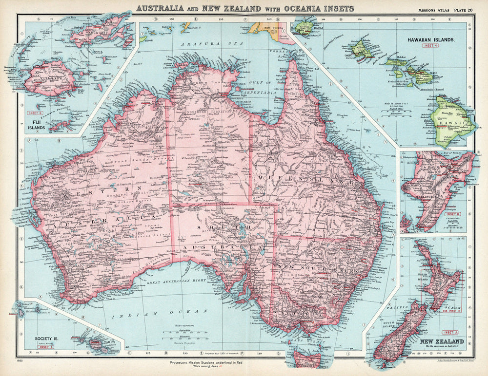 presentation of the map reproduction without a frame