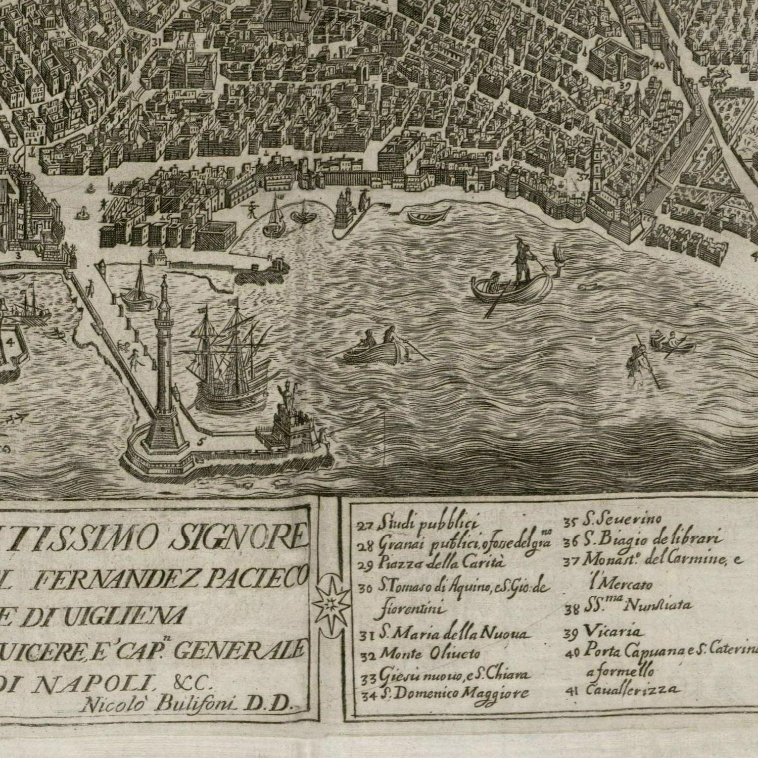 detail of the map from the centre left