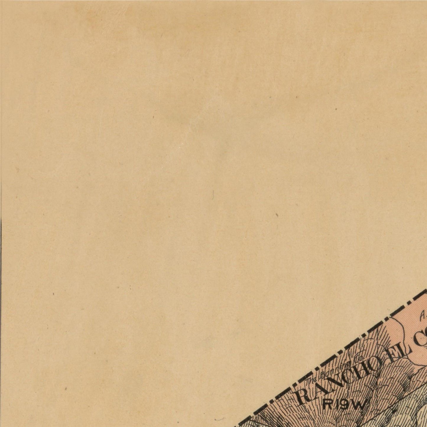 detail of the map from the top left corner