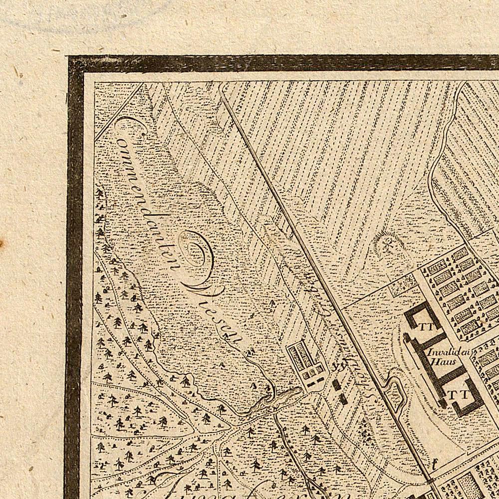 detail of the map from the top left corner