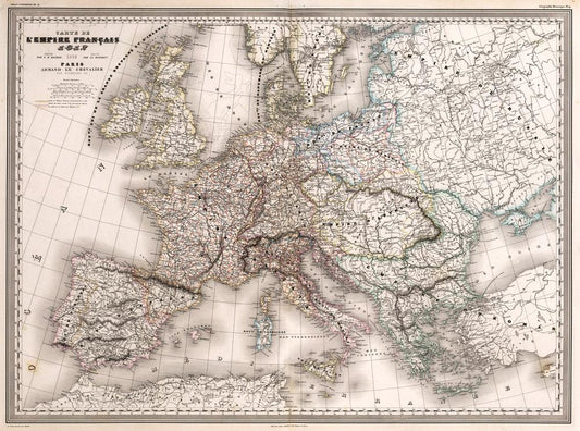 presentation of the map reproduction without a frame