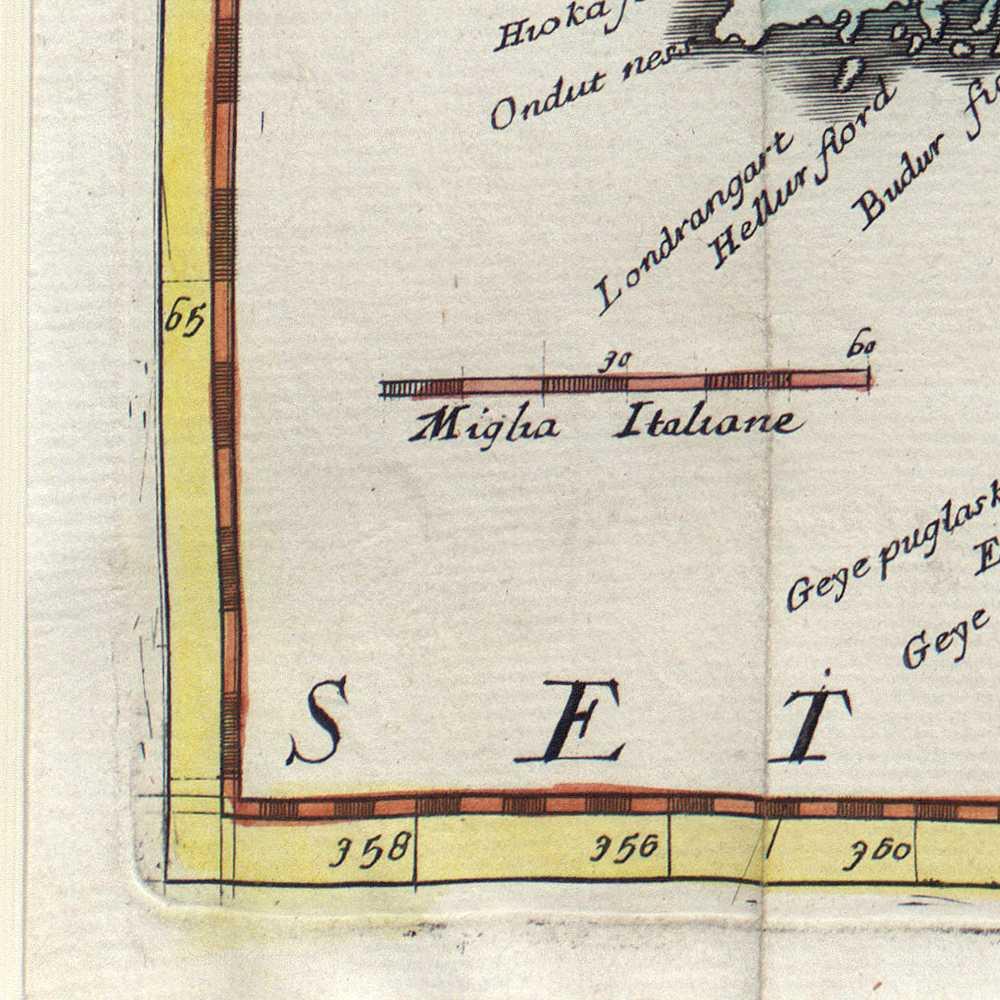 detail of the map from the bottom left corner
