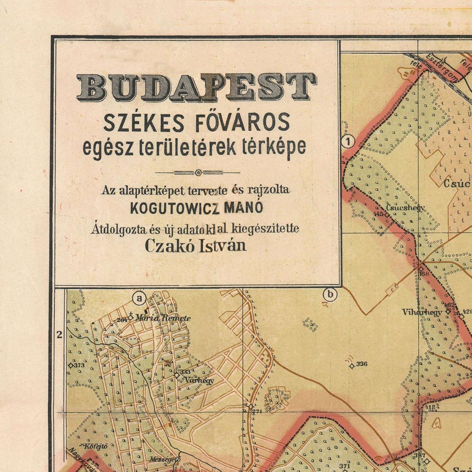 detail of the map from the top left corner