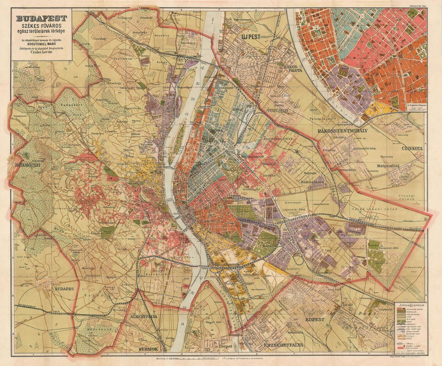 presentation of the map reproduction without a frame