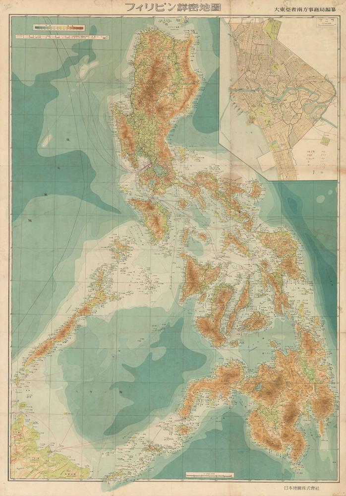 presentation of the map reproduction without a frame