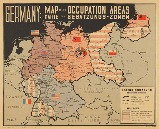 presentation of the map reproduction without a frame